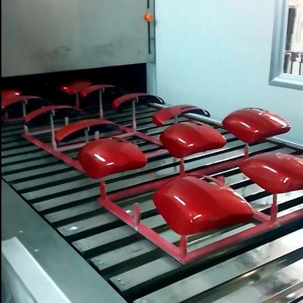 Automatic Electrostatic Painting Reciprocator Coating Line Equipment for Auto Parts Spray Paint Line Plc+touch Screen Automatic