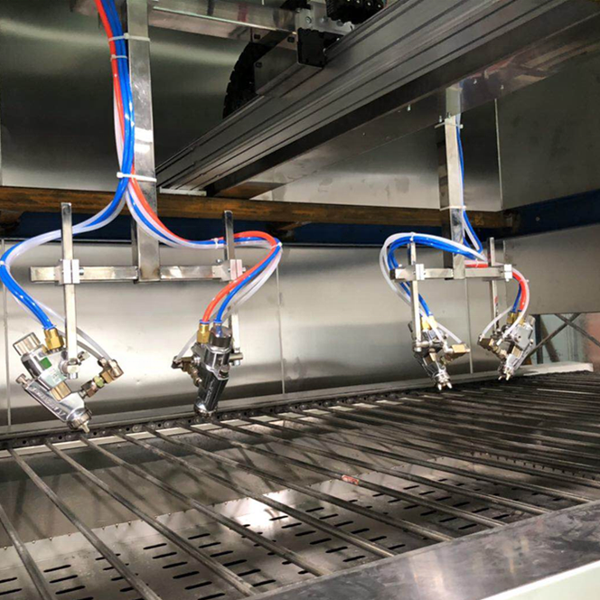 Automatic Electrostatic Painting Reciprocator Coating Line Equipment for Auto Parts Spray Paint Line Plc+touch Screen Automatic