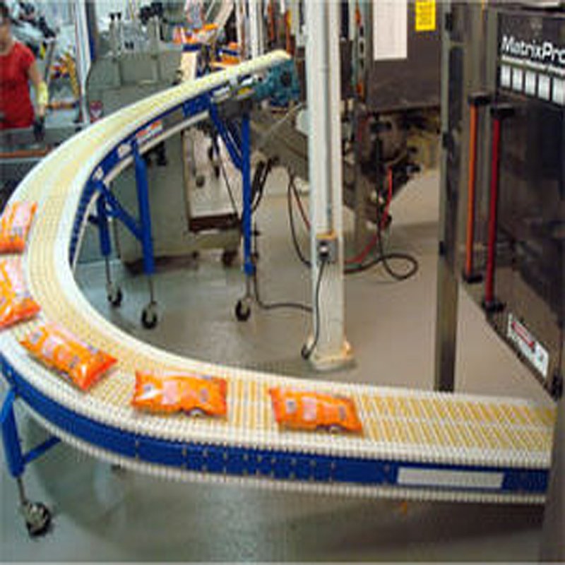 DLTE Curve/Turning Mesh Belt Conveyor Custom conveyor