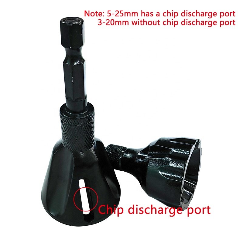 5-25mm deburring chamfering tool 3-20mm thread fillet trimming knife screw bolt trimming drill deburring Power tool accessories