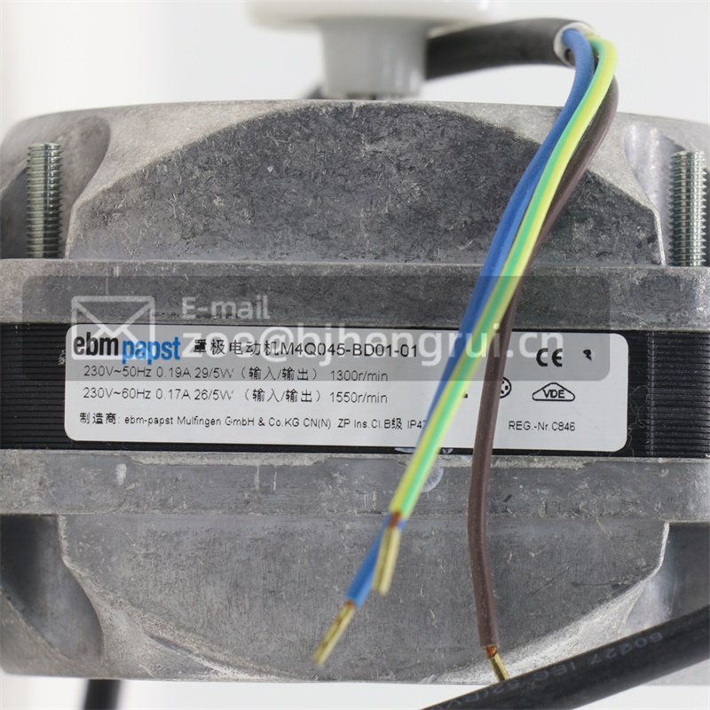 ebmpapst M4Q045-BD01-01 M4Q045-BD01-01/A36 M4Q045-BD01-Y6300MM Freezer Refrigerator Axial Cooling Fan M4Q045-BD03-04