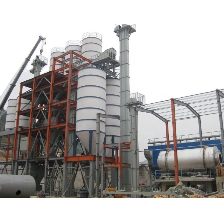 Tile Adhesive Production Line Dry Mortar Mixing Equipment Manufacturer Wall Putty Plant Mortar Production Line