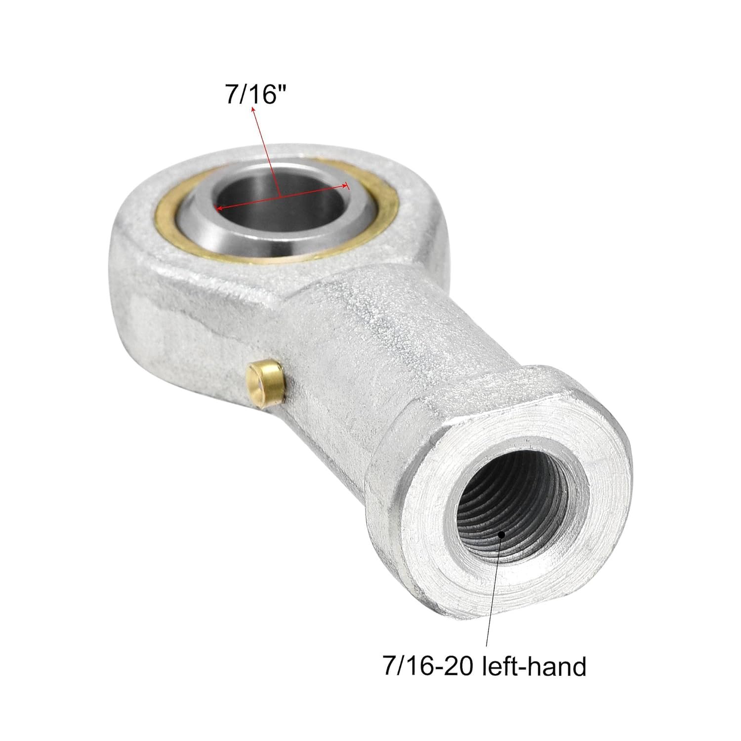 PHSB7 7/16 " Self-Lubricating Inlaid liner Rod ends with 7/16-20 Left and Right Hand female thread