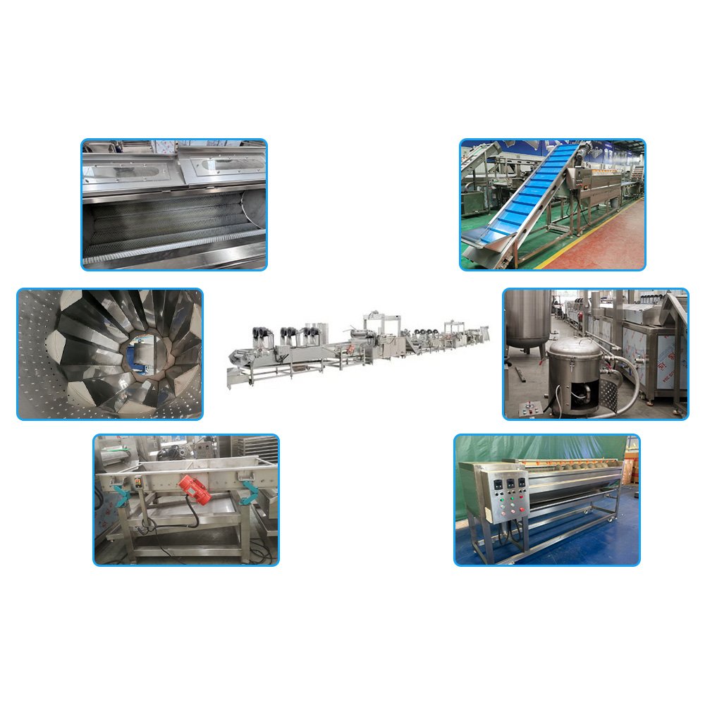 Low-Cost Potato Chips Line - Semi-Auto Washing Peeling Cutting Equipment for SMEs