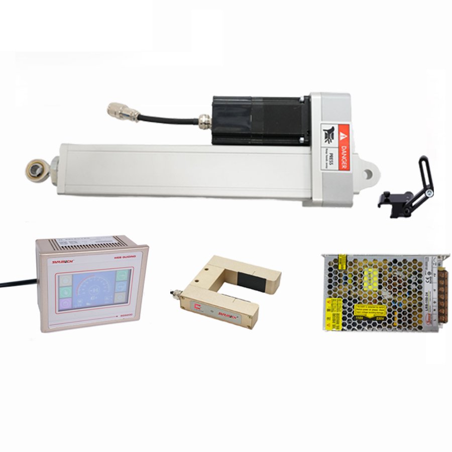 Web Guide Control System Auto Intermediate Guidance Web Guiding with Ultrasonic Sensor for Packaging Industry