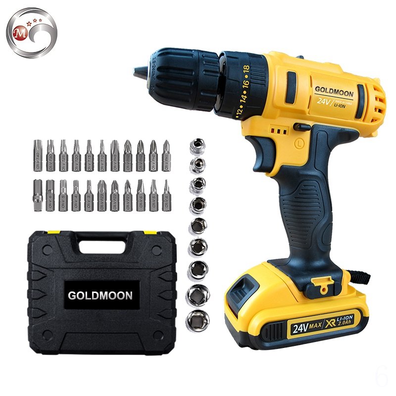 GOLDMOON Power Tools Best Quality 500W Portable Professional Heavy Duty Multi-functional Rotary Electric Drill Hammer