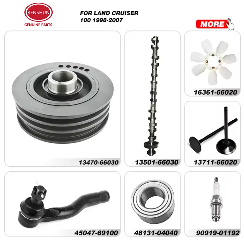 Renshun Engine Chassis Electrical Body Aftermarket OEM Car Spare Parts Auto Parts For TOYOTA LAND CRUISER 100 1FZFE FZJ10 1998