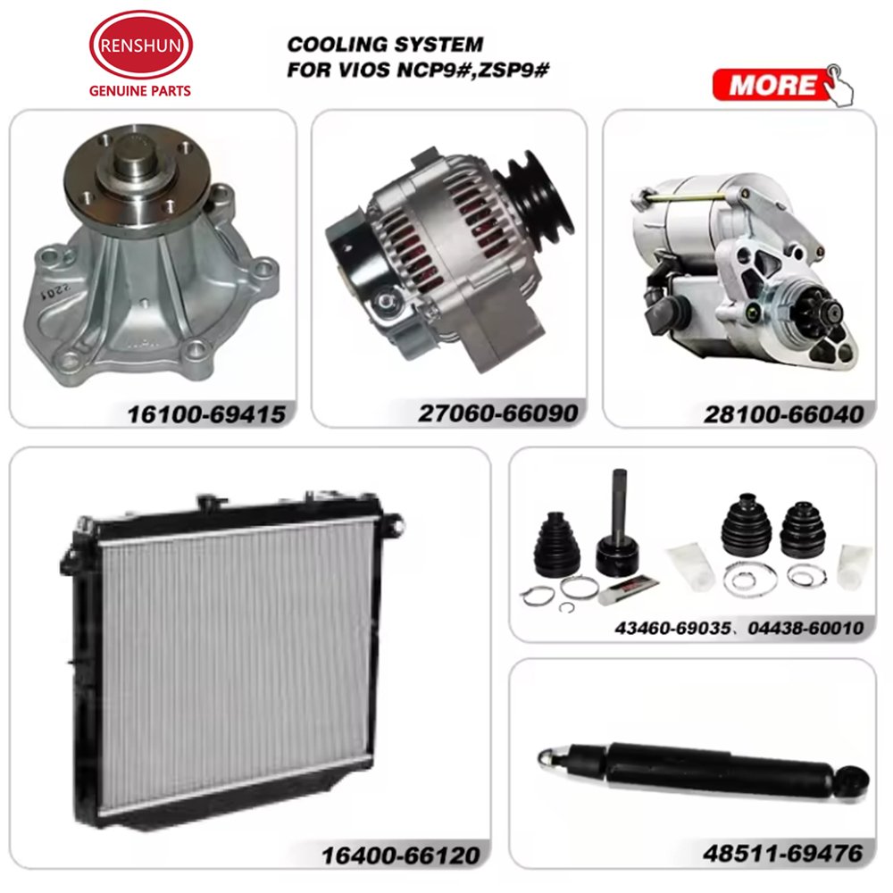 Renshun Engine Chassis Electrical Body Aftermarket OEM Car Spare Parts Auto Parts For TOYOTA LAND CRUISER 100 1FZFE FZJ10 1998