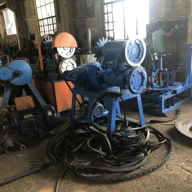 Waste Tyre Recycling Line Rubber Scrap Processing Machine Tire Rubber Steel Wire Separator Machine
