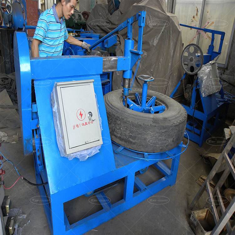 Waste Tyre Recycling Line Rubber Scrap Processing Machine Tire Rubber Steel Wire Separator Machine