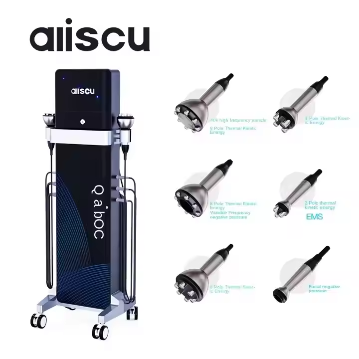 6 In 1 80 Microdermabrasion Vacuum Cav Rf Roller Skin Tightening Radio Frequency Weight Loss Cellulite Removal Machine