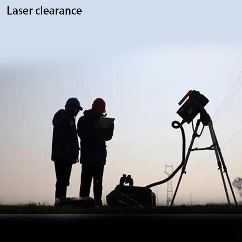 Portable 1000W Laser Obstacle Clearing Device Fiber Laser Cleaning Equipment with Max Raycus Source for Construction Industries