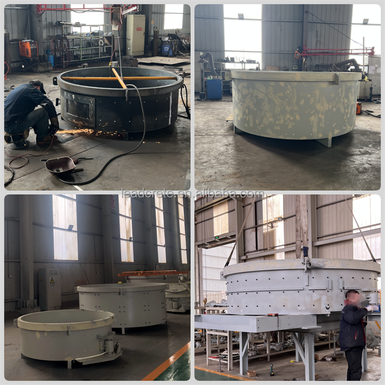 Professional Waste Brick Production Line Uhpc 1000 l Planetary Cement Concrete Mixer 500l