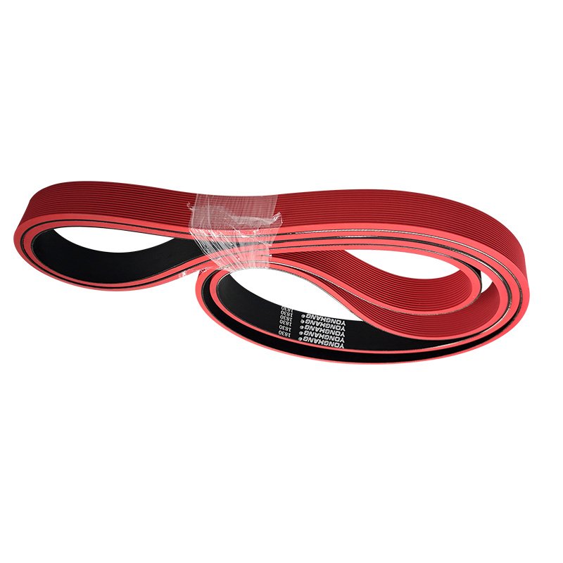 yonghangbelt industrial rubber coating power endless seamless sleeve feeder flat belts for folder gluer machine