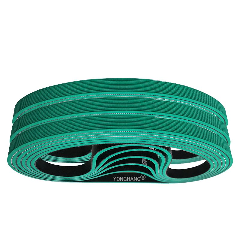 yonghangbelt industrial rubber coating power endless seamless sleeve feeder flat belts for folder gluer machine