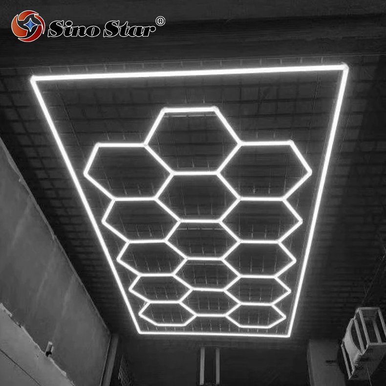 China Factory Wholesale OEM Super Bright Hexagon LED Light ST1028 Stadium Detailing Light Car Care Detailing