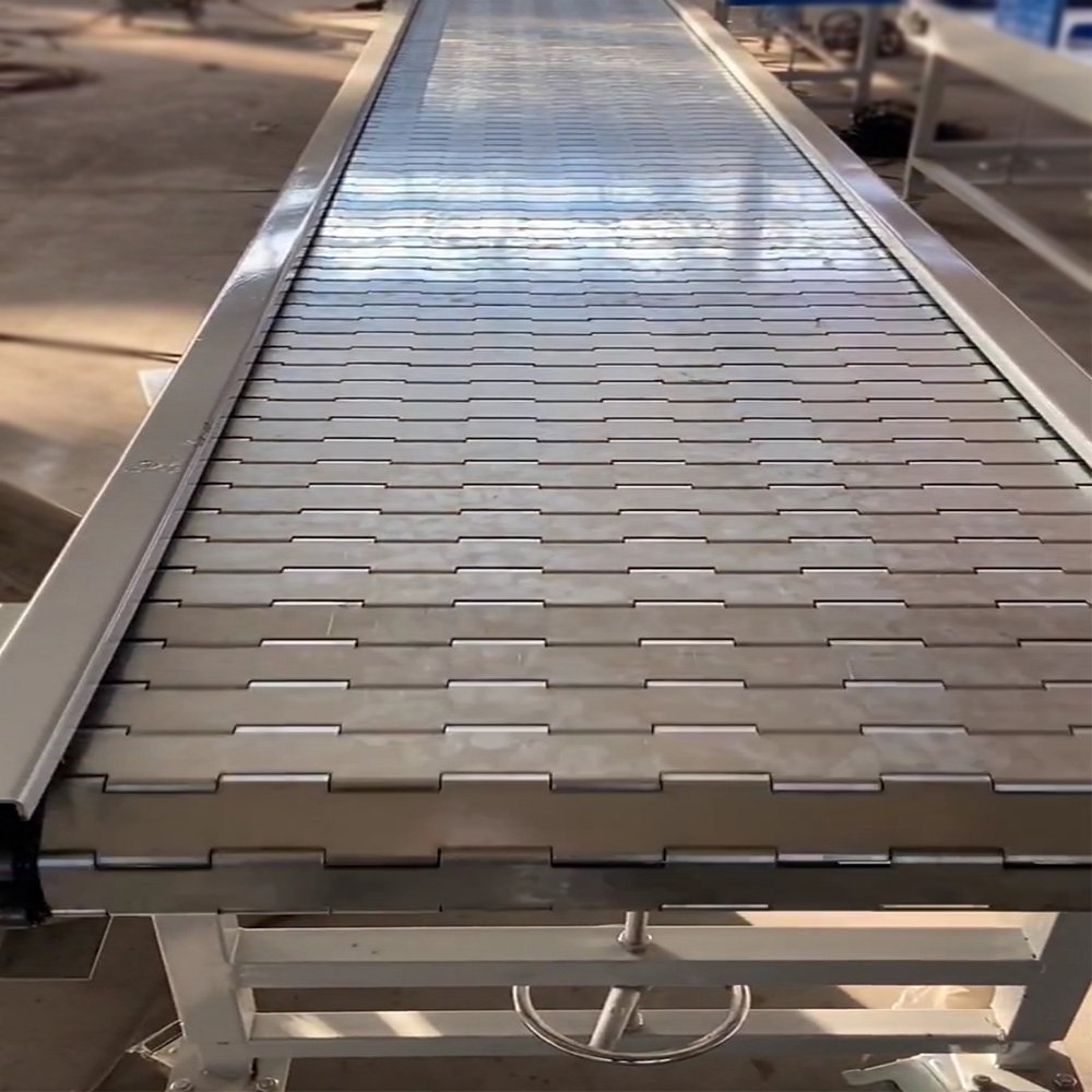 Metal Chain Plate Belt Conveyor /flat Belt conveyor