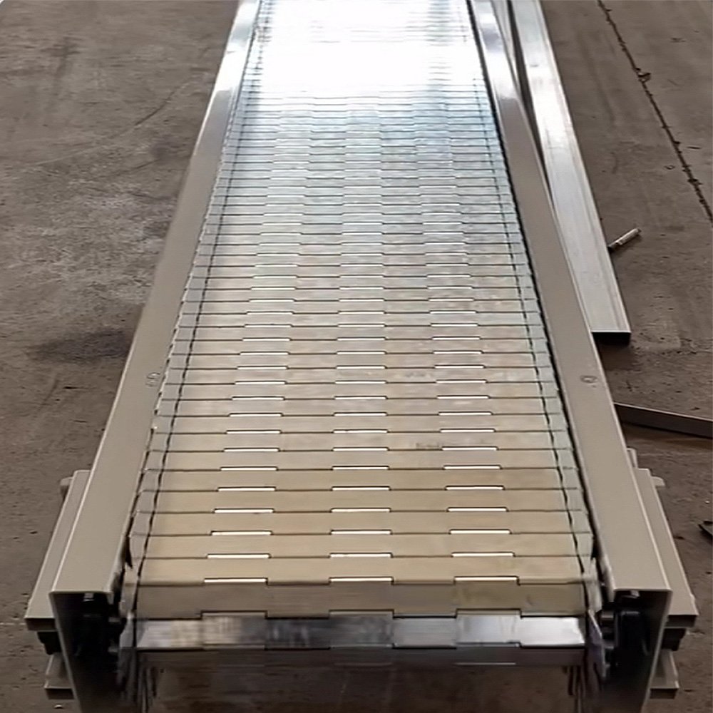 Metal Chain Plate Belt Conveyor /flat Belt conveyor