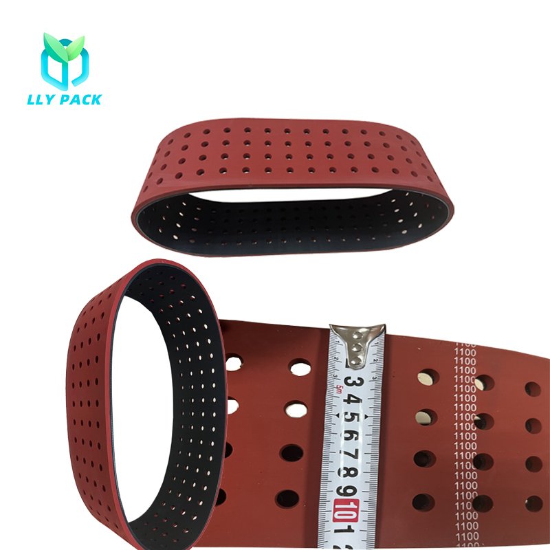 Rubber Flat Transmission Conveyor Belts Laminating Machinery Packing Machine
