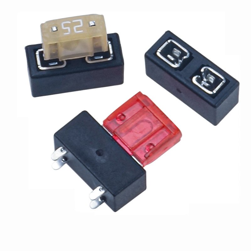 Standard Mini Pcb Installation Fuse Holder 30a 60v Auto Clip Holder 5x20 Pcb Mount Fuse Holder Vertical