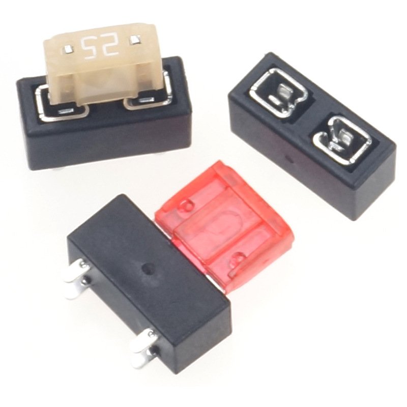 Standard Mini Pcb Installation Fuse Holder 30a 60v Auto Clip Holder 5x20 Pcb Mount Fuse Holder Vertical