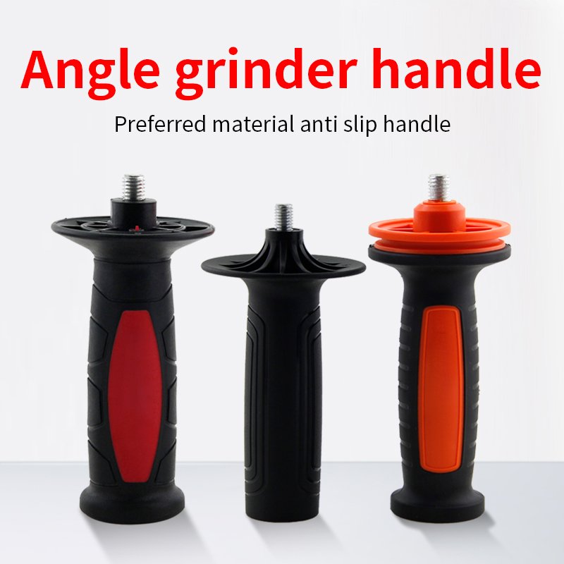 M8 M10 Thread Auxiliary Plastic Handle for 100/125 Angle Grinder Handle Polishing Machine Power Tool Accessories
