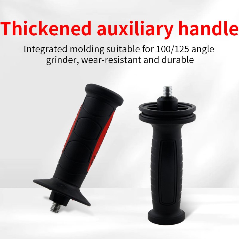 M8 M10 Thread Auxiliary Plastic Handle for 100/125 Angle Grinder Handle Polishing Machine Power Tool Accessories