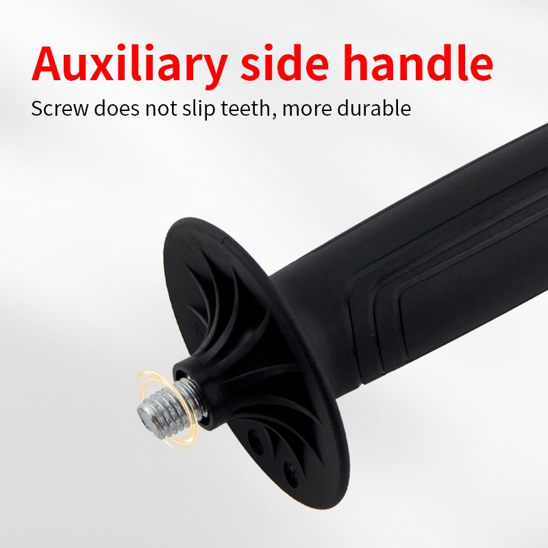 M8 M10 Thread Auxiliary Plastic Handle for 100/125 Angle Grinder Handle Polishing Machine Power Tool Accessories