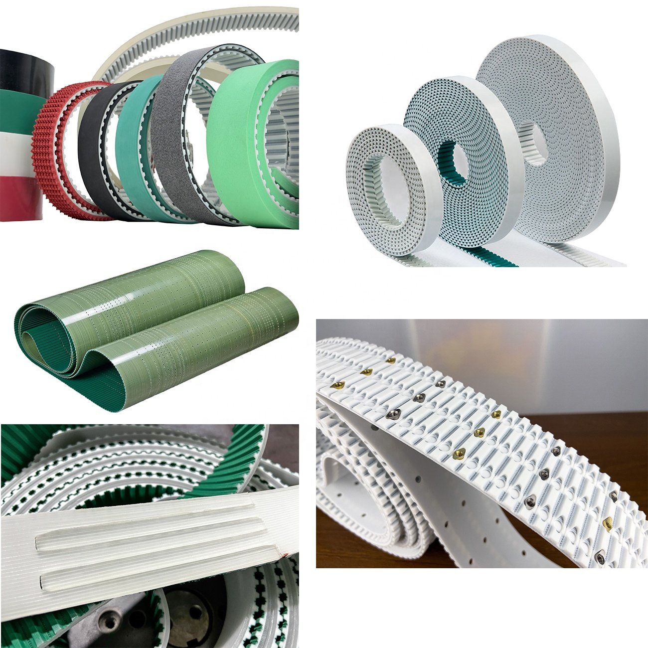 Industrial polyurethane belts AT5/10/15/20 PU timing belt with red polyurethane APL coating