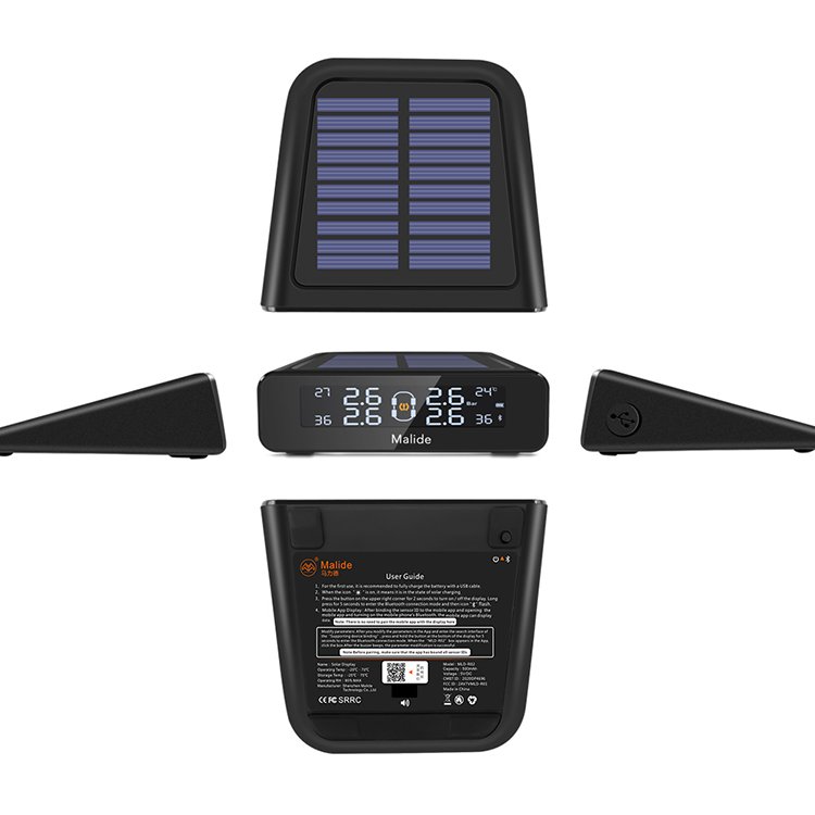Factory Outlet Real-time Tire Pressure Alarm Security Universal Sensor Other Auto Parts Solar Power TPMS
