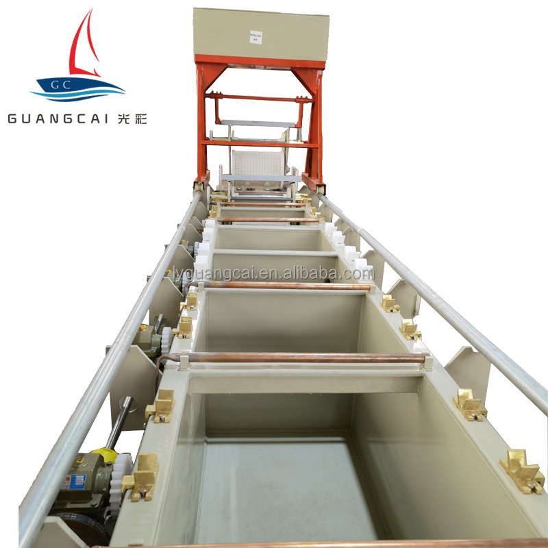 Hanging Plating Line,anodizing Machine/Zinc Plating Plant for Threaded Rod/Copper Plating Equipments