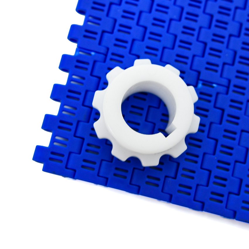5935 5936 5938 Plastic Flat Top Chain Assembly Line Modular Conveyor Belt With Sprockets