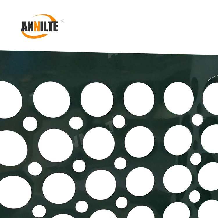 Annilte Customized conveyor belt factory Perforated conveyor belts Punching conveyor pvc belts with holes