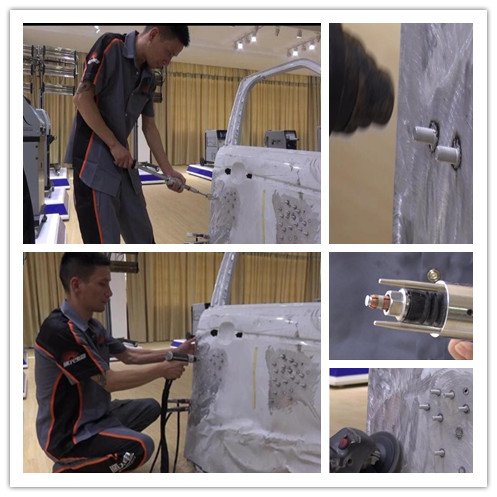 Multifunction Steel and Aluminum Dent Puller Two in One Machine for Car Body Repair Use SG-7500/M6