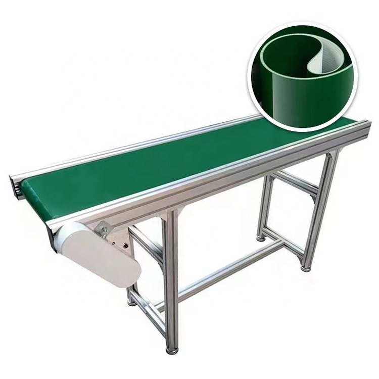 Anti-static belt Custom Pvc Belt Conveyor Electronic products transmission lines aluminum Frame Belt Conveyor