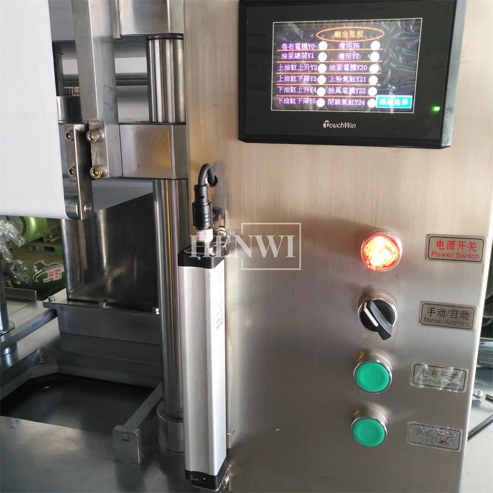 Henwi Full-Auto Powder Pressing Machine Concealer Palette Color Cosmetic Makeup Eye Shadow Pressor Press Compacting Equipment