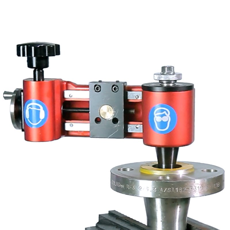 Joysung Quick portable Manual flange facer MFM350 hand power facing machine on site machining raise flanges