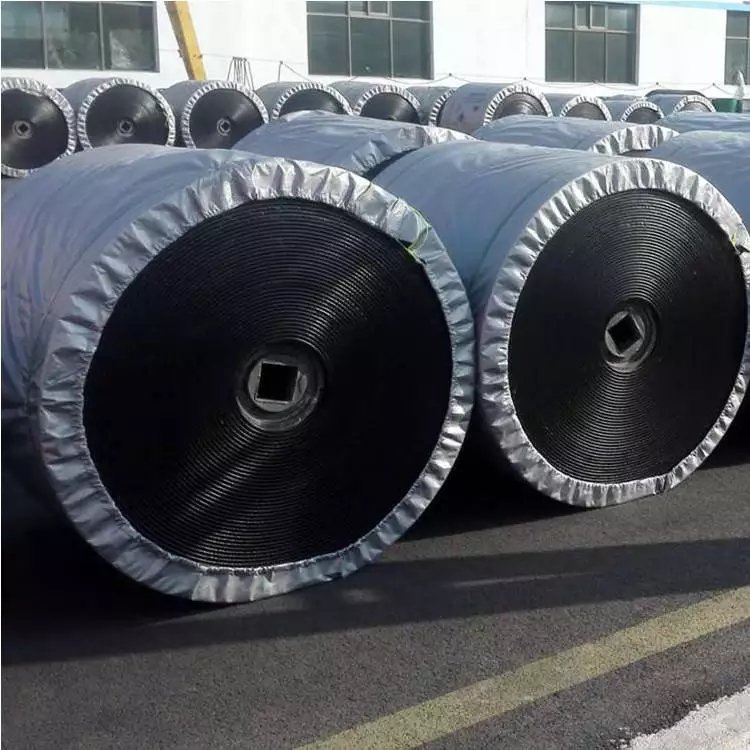 New Fire-Resistant Conveyor Belt Fire-Retardant PVC Rubber Transmission Belt Industrial Mining Custom Cutting Moulding Available