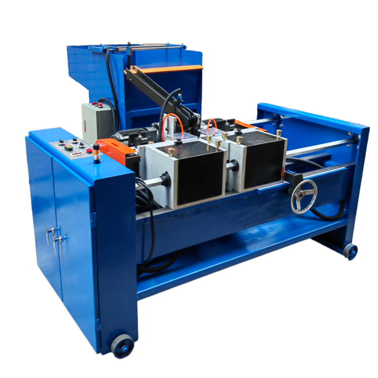 Chamfering machine double head metal round solid bar flat head CNC chamfering machine pipe end deburring