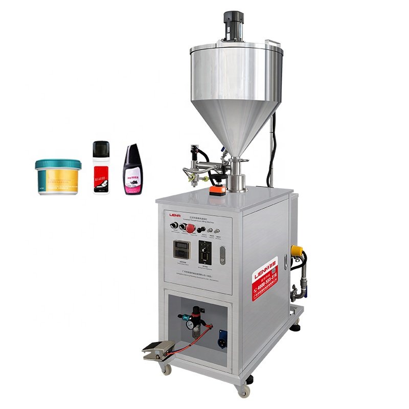 Vaseline Petroleum Jelly Filling Machines Honey Paste Body Cream Mixing Filler Equipment Small Custom Mini Hot Sauce Case 45L