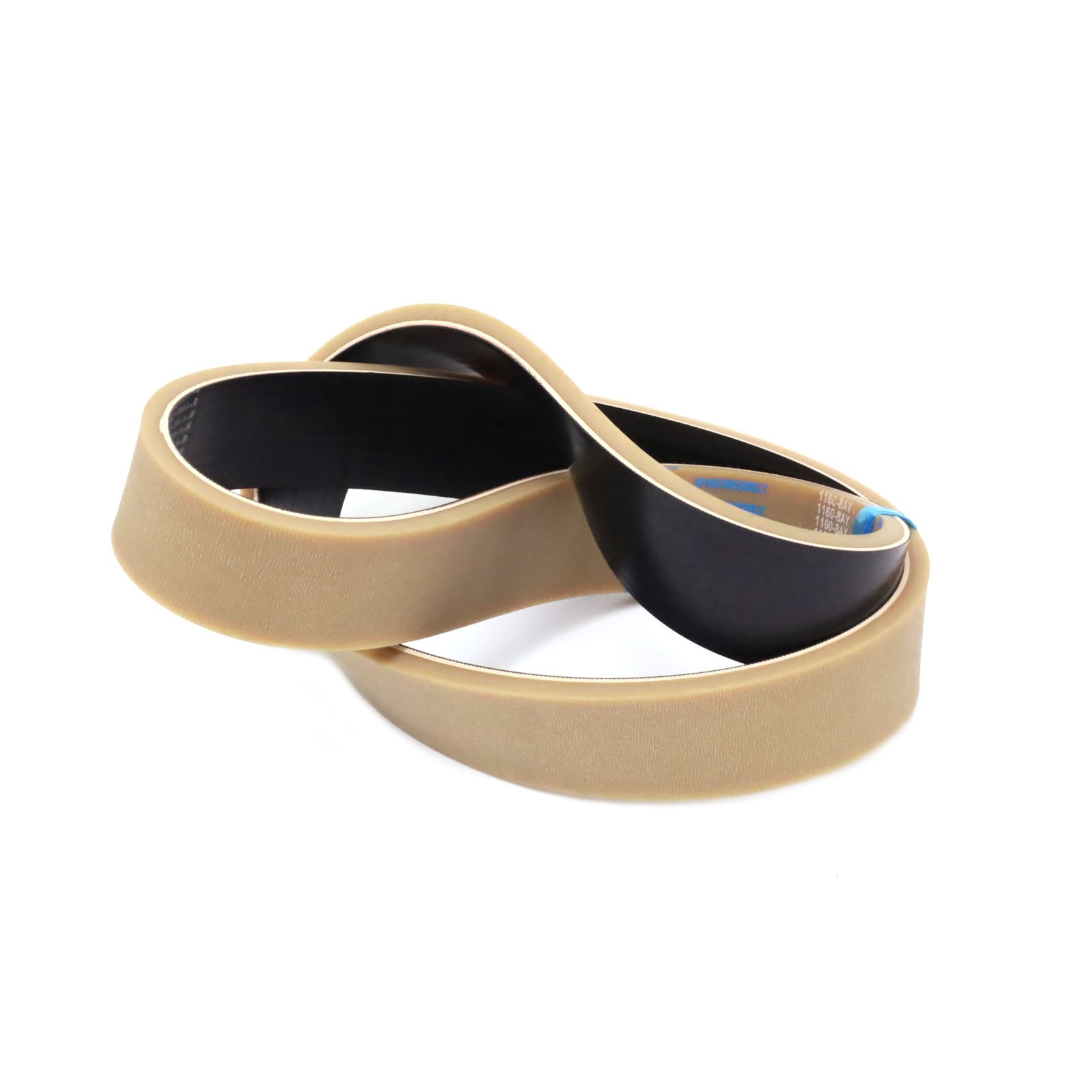 Molded Vulcanized Rubber Coated Belts Customize Groove And Slotting
