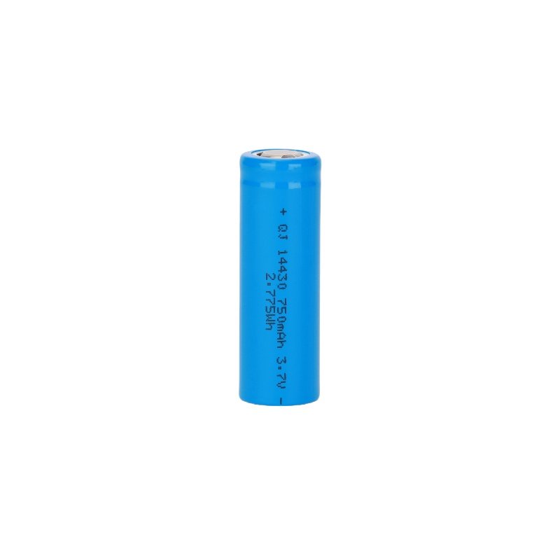 Wholesale 14430 3.7V 750mAh Recycle Cyclic Charging Rechargeable Cylindrical Digital Lithium Li-Ion Batteries Battery Cells