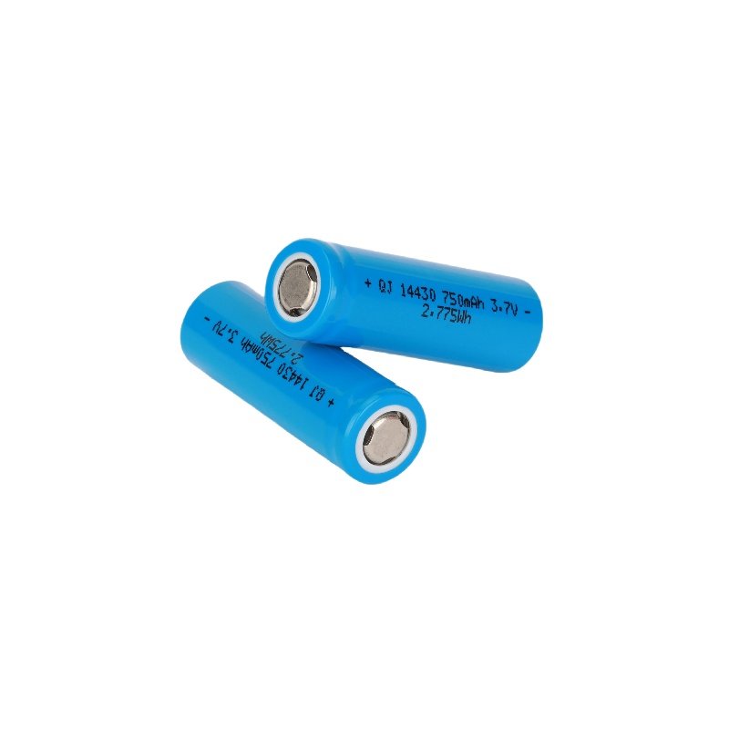Wholesale 14430 3.7V 750mAh Recycle Cyclic Charging Rechargeable Cylindrical Digital Lithium Li-Ion Batteries Battery Cells