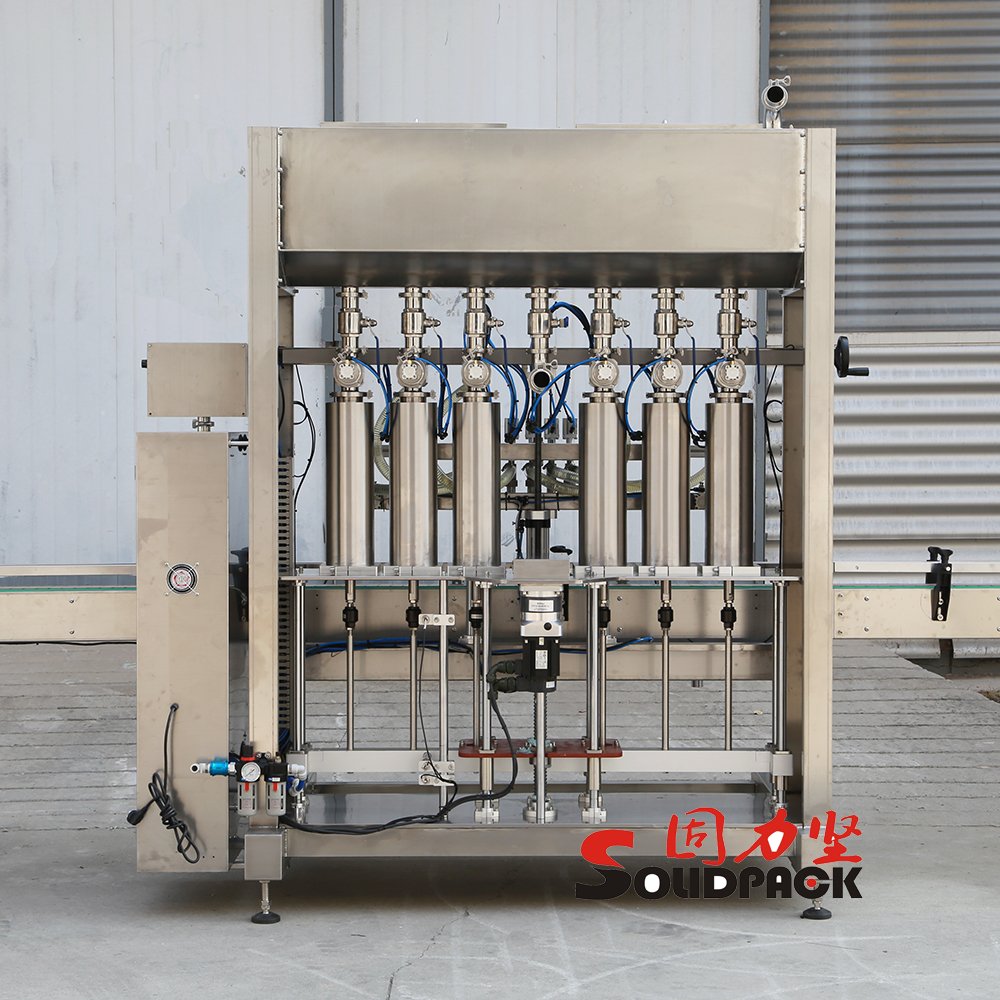Solidpack Vegetable Seed Oil Press Production Line Canned Food Inglass Jars Auto Filling Capping Labeling Machine Peanut Butter