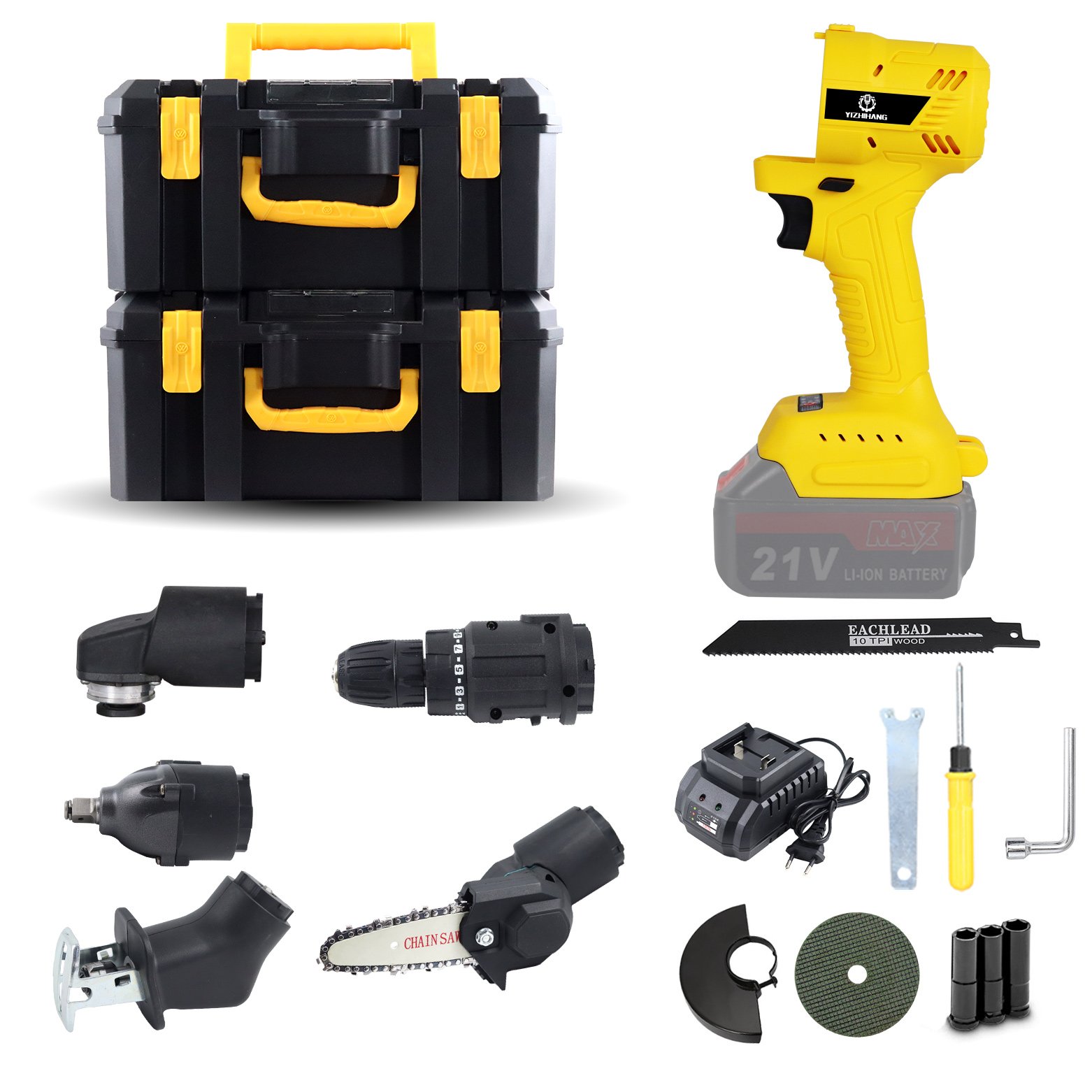 APTS Professional Power Tool Hardware Tool Set Combo Kit Set Lithium Battery Electric Tools Kit