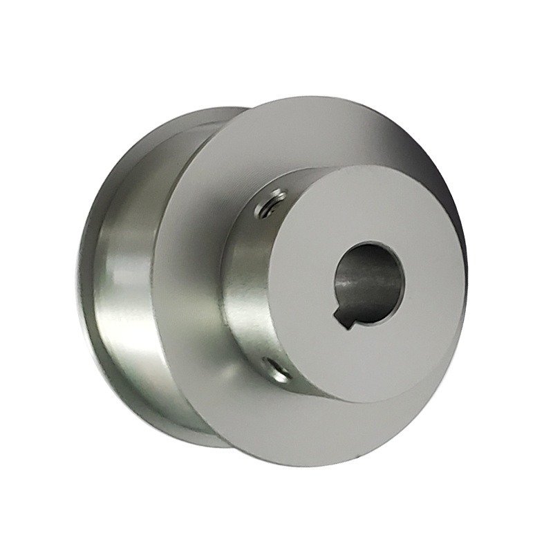 Cheap sale high quality standard steel aluminium flanged flat belt pulley idler pulley