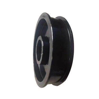 Cheap sale high quality standard steel aluminium flanged flat belt pulley idler pulley