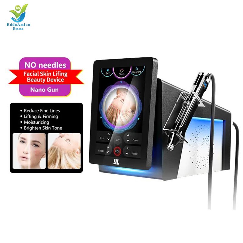 Mesotherapy Equipment Non-invasive High Pressure Needleless Injec tor Meso Therapy Gun for Spa