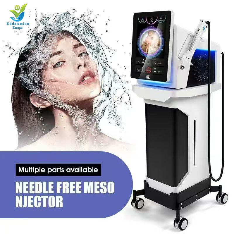 Mesotherapy Equipment Non-invasive High Pressure Needleless Injec tor Meso Therapy Gun for Spa