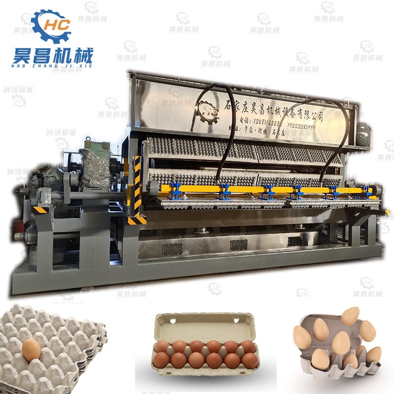 High-Speed 8000pcs/hr Auto Egg Tray Production Line with PLC Motor Core Components for Paper Mill Industries Direct Manufacturer